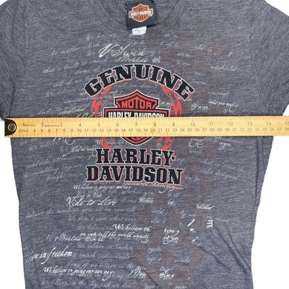 Harley Davidson Women’s Small S SM Short Sleeve T Shirt Smokey Mountain - Picture 4 of 8